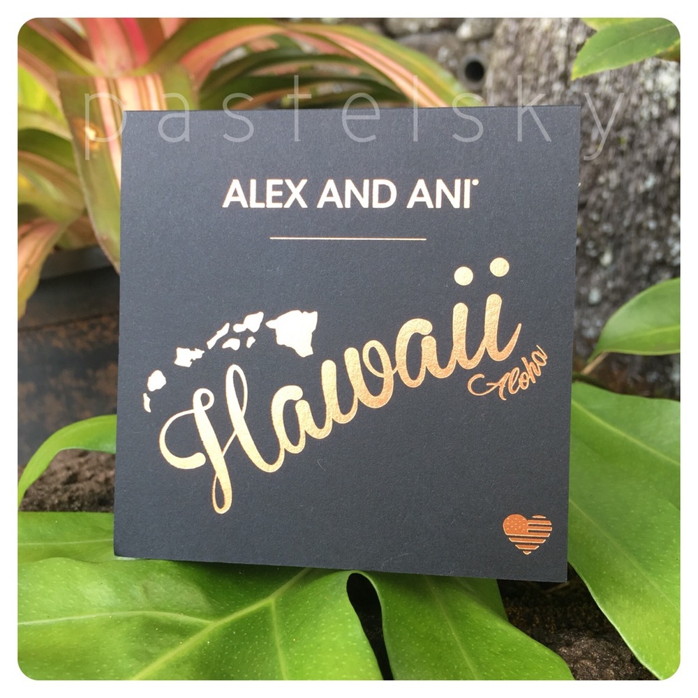 🆕 ALEX & ANI Hawaiian Islands bangle set limited - Picture 3 of 6